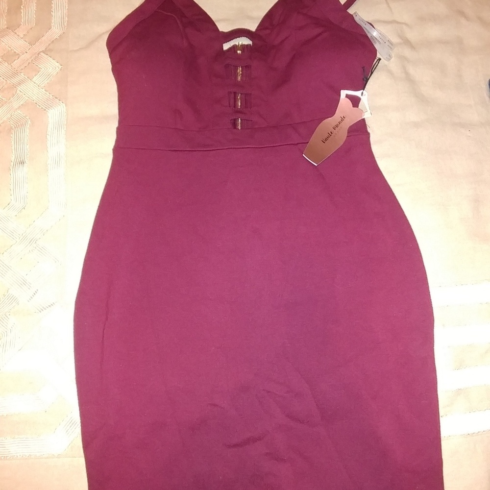 Burgundy Dress